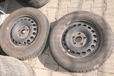 VW Golf 5 Caddy 195/65 R15 91T Pneus M+S Jantes 6jx15H2 ET47 Env. 3-4 MM