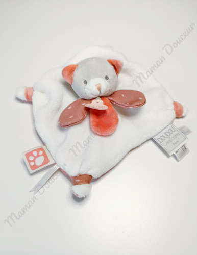 Doudou compagnie chat ours - et,