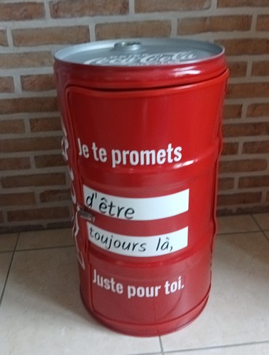 Coca cola armoire métal rouge - métal,