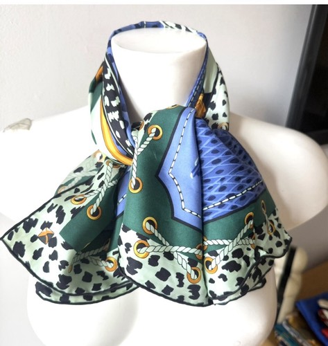 Foulard carven bleu soie - carven,