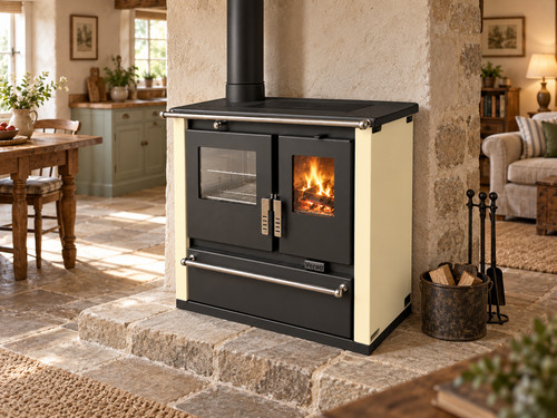 Cuisinière bois avec - bois,