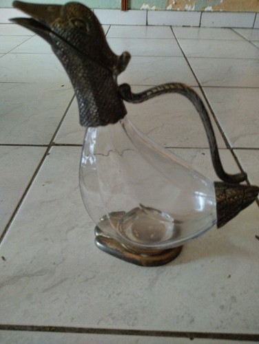 Carafe verre étain avec - en,
