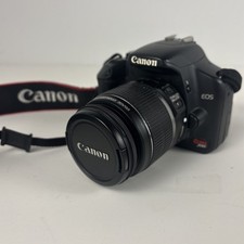 Canon EOS Rebel XSi DS126181 Digital SLR DSLR Camera EF-S 18-55mm Lens TESTED