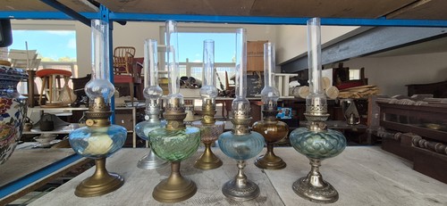 Lot anciennes lampes - 7,