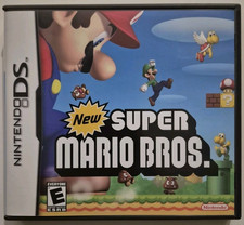 Nintendo DS New Super Mario Bros Original Case & Inserts (NO GAME/MAN) Free Ship