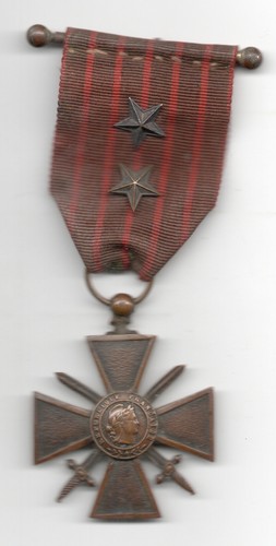 Médaille croix guerre - de,