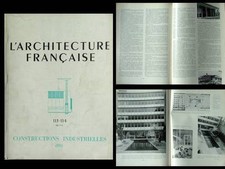 L'ARCHITECTURE FRANCAISE 1951 Jean Prouvé, AALTO, HENNEQUIN, DASSAULT, NANTERRE
