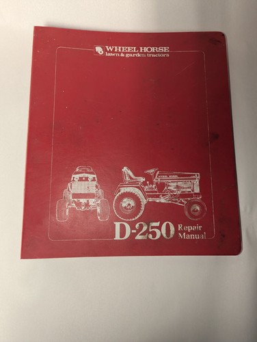 Wheel horse 250 garden - d-250,