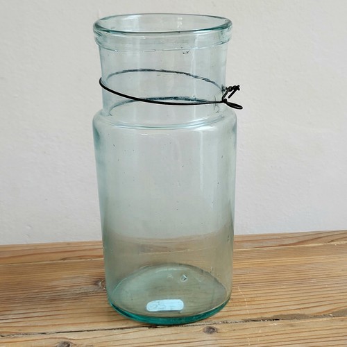 Ancien bocal verre - bocal, en