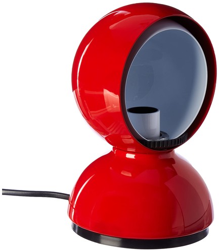 Eclisse lampe chevet rouge - de,