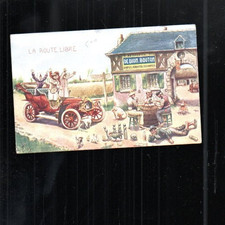 CPA auto publicitaire pub ancien rare collectionneur automobiles  DE DION BOUTON