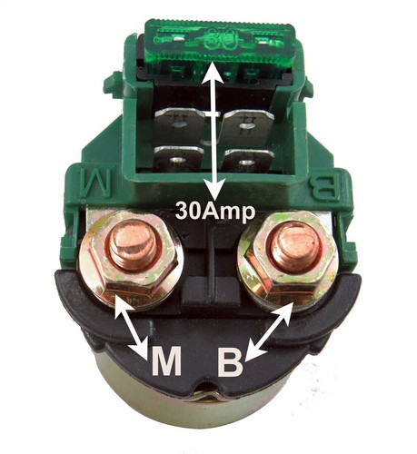 Starter solenoid relay for - starter,