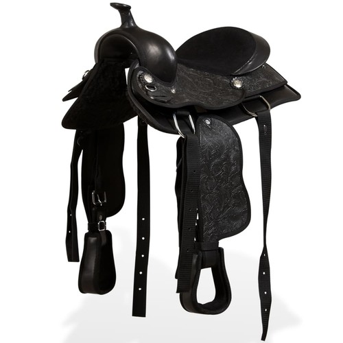 Selle cheval cuir - selle, de