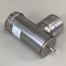 Z-FLEZ Z-Vent Condensation Drain Single Wall UL Tested 4" Dia Silver 2SVEVWCF04