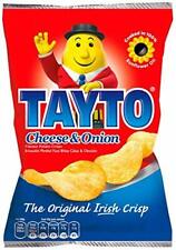 Tayto Crisps Cheese And Onion 50 x 25gm Packets  FRESH STOCK