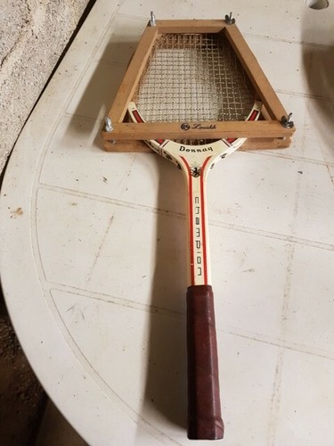 Raquette tennis vintage en - de,