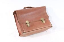 Ancien Sac D'École En Cuir