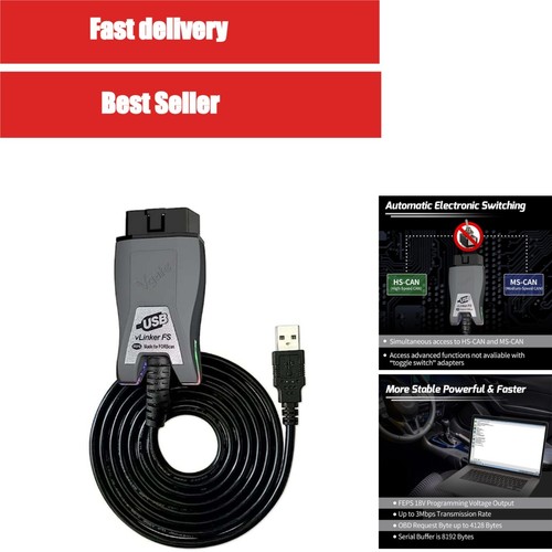 Vgate vlinker obd2 usb - fs,