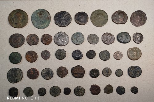 Lot monnaies antique - 44,