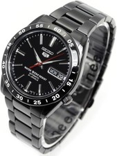 Seiko Import SEIKO 5 Automatic Overseas Model SNKE03KC Black Men's Watch Unused