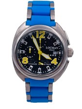 Montre Locman Mare Titane 39Mm 133Slkyt/590 Chrono Wr100M Sconté Neuf