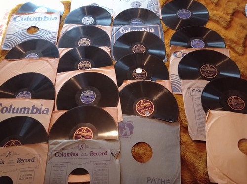 Lot disques 78 tours - de, 17