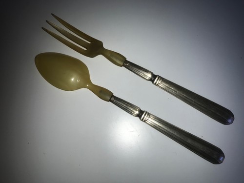 Couverts salade corne et - couverts, en