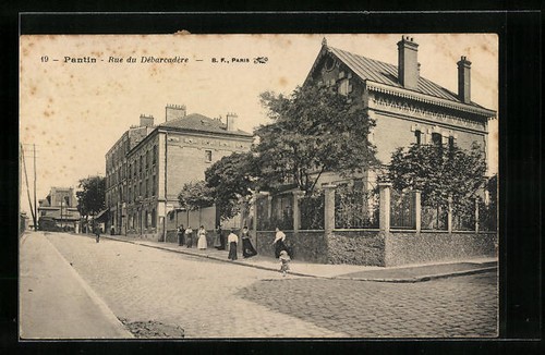 Cpa pantin rue du - pantin,,
