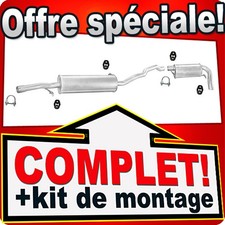 Ligne pot d'échappement pour