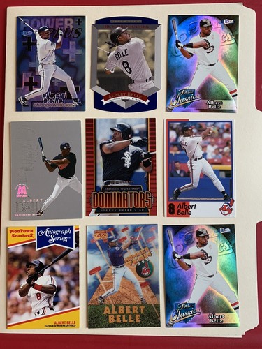 Albert belle 1989 2001 inserts - 1989-2001,