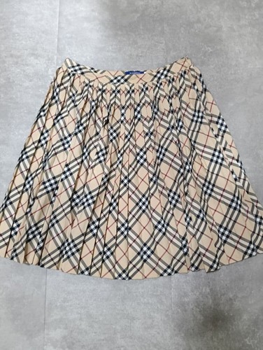 Jupe plissée burberry blue - burberry,