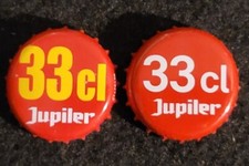 2  capsules kronkorken Bière  JUPILER 33 Cl   Belgique 
