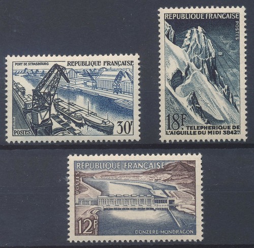 Timbre france 1078 1080 - france, 1078/1080**