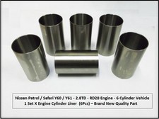 Pour Nissan Patrol/Safari Y60/Y61 2.8TD-RD28 Cylindre Moteur Doublure Set 08/