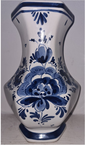 Vase octogonale delft hollande - octogonale,