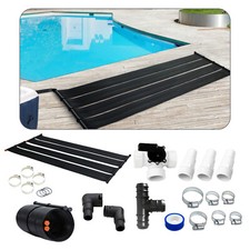 AREBOS 2x Chauffe-eau solaire | Capteur solaire | Chauffe-piscine |Tapis solaire
