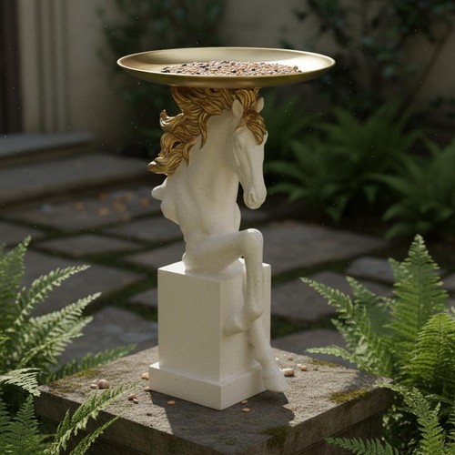 Mangeoire oiseaux statue - à,