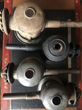 Lot 4 anciennes  lampes  de