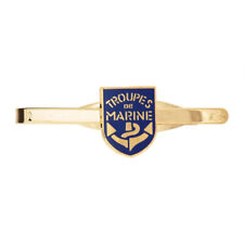 PINCE A CRAVATE BLASON TROUPES DE MARINE TDM TENUE DE CEREMONIE SORTIE DEFILE