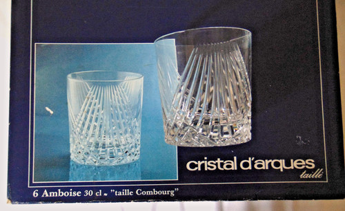 Verres wisky cristal d - ,