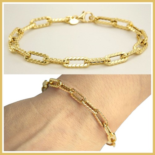 Bracelet jaune 18 k - jaune,