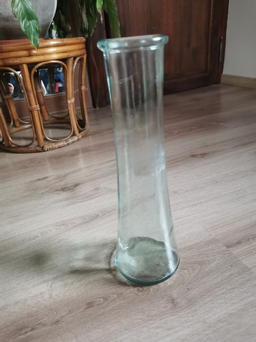 Vase long haut - , verre