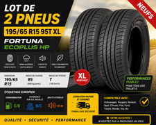 LOT DE 2 PNEUS 195/65 R15 95T