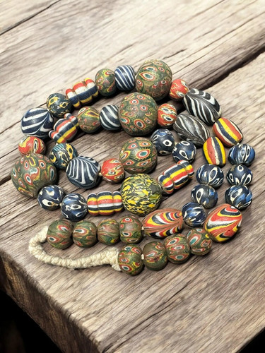 Collier vintage perles de - collier,