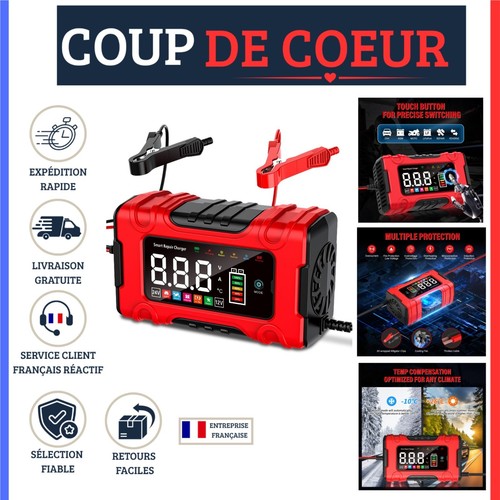 Chargeur batterie voiture - chargeur,