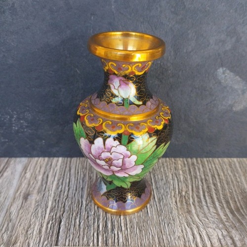 Petit vase chinois émail - vase, en