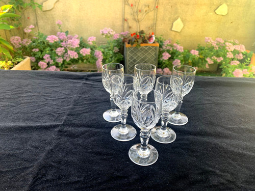 Anciens verres liqueur en - verres,