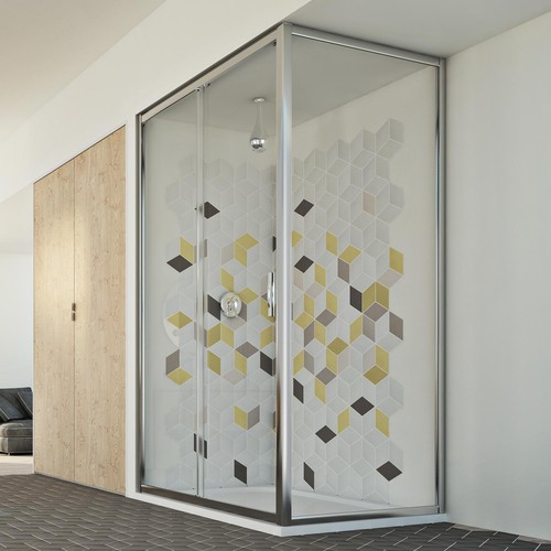 Cabine douche paroi de - de,