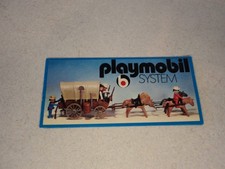 PLAYMOBIL vintage leaflet 13x6