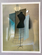 Rare Collectable Airbrush Art Picture Print Retro Vintage Manray La Voliere